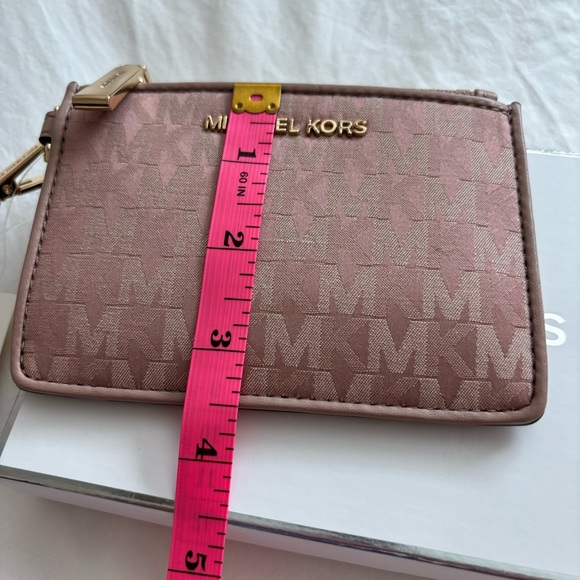 Michael Kors Small Logo Coin/ID Wristlet - Fawn NWT